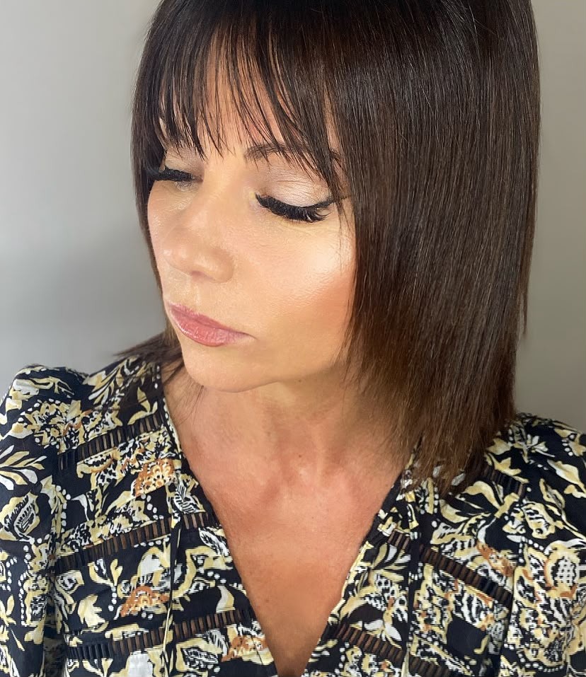 Client after her lash appointment at Lashes by Dee, Paarl