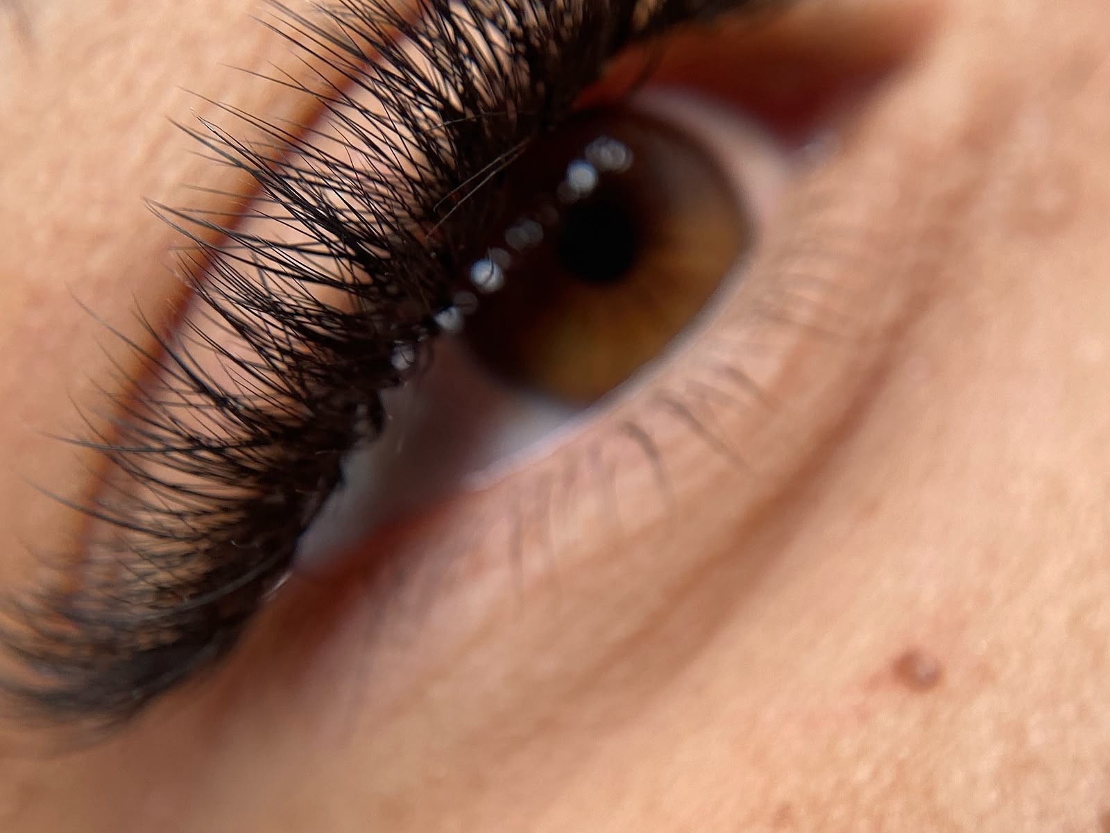 Macro detail of a handcrafted lash set by Lashes by Dee, Paarl